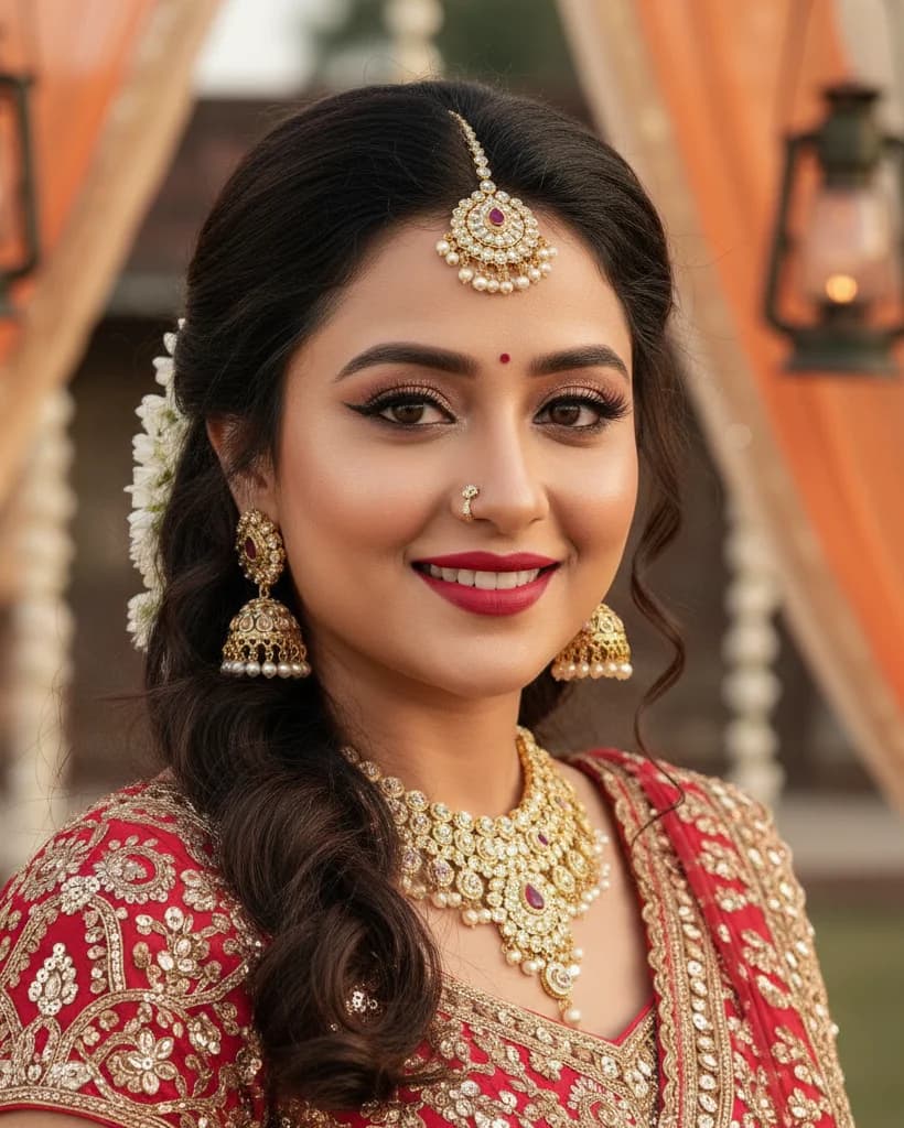 Traditional Bridal Look Portrait