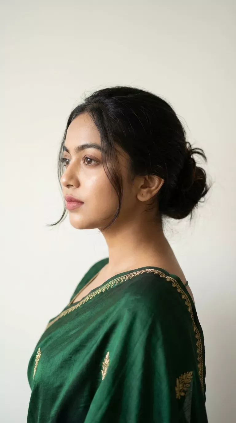 Side Profile Close-Up Portrait HD Photo